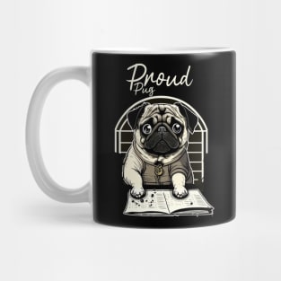 Pug Dog White Mug